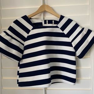 Striped Structured Blouse